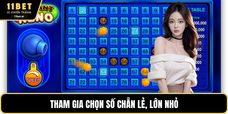 Tham gia chọn số chẵn lẻ, lớn nhỏ
